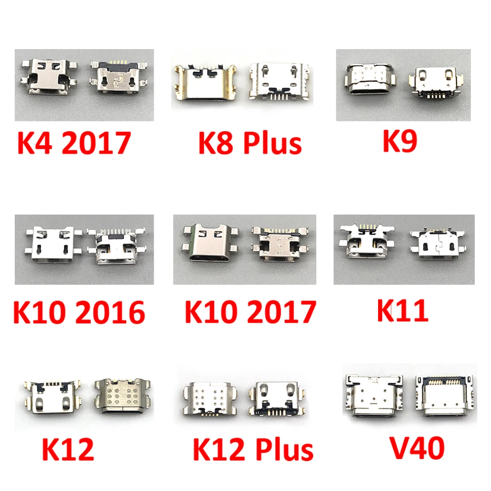 

Разъем USB для зарядки, 5 шт., для LG K9 K11 K10 K4 2017 K10 2016 K8 K12 Plus Q60 V30 V4 K50 K50s