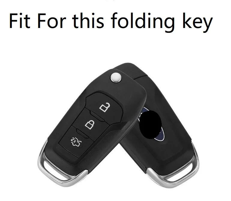 Высококачественный чехол для ключа из алюминиевого сплава Чехол-держатель Ford