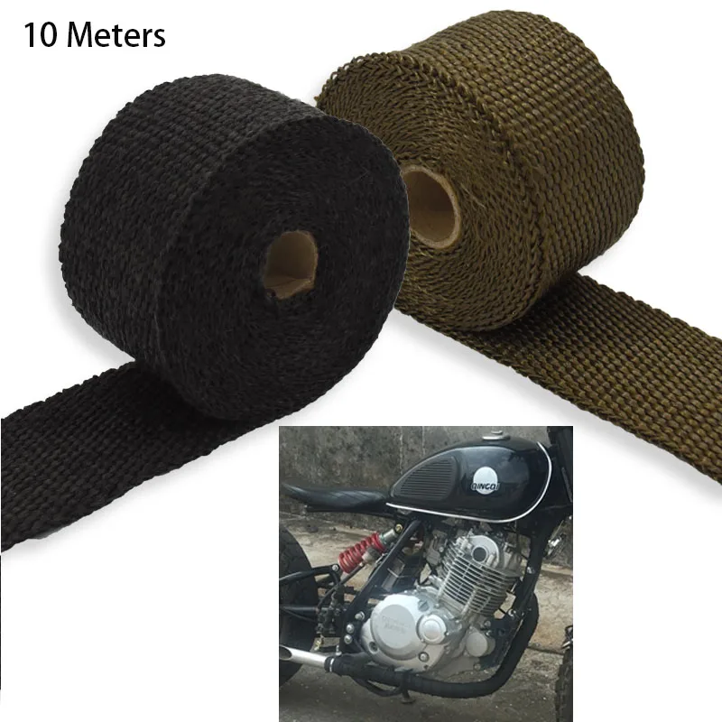Новинка 10 м аксессуары для мотоциклов противоожоговая трубка выхлопной трубы