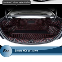 only bottom mat leather car trunk mat for lexus nx 2015 2019 cargo liner accessories interior boot