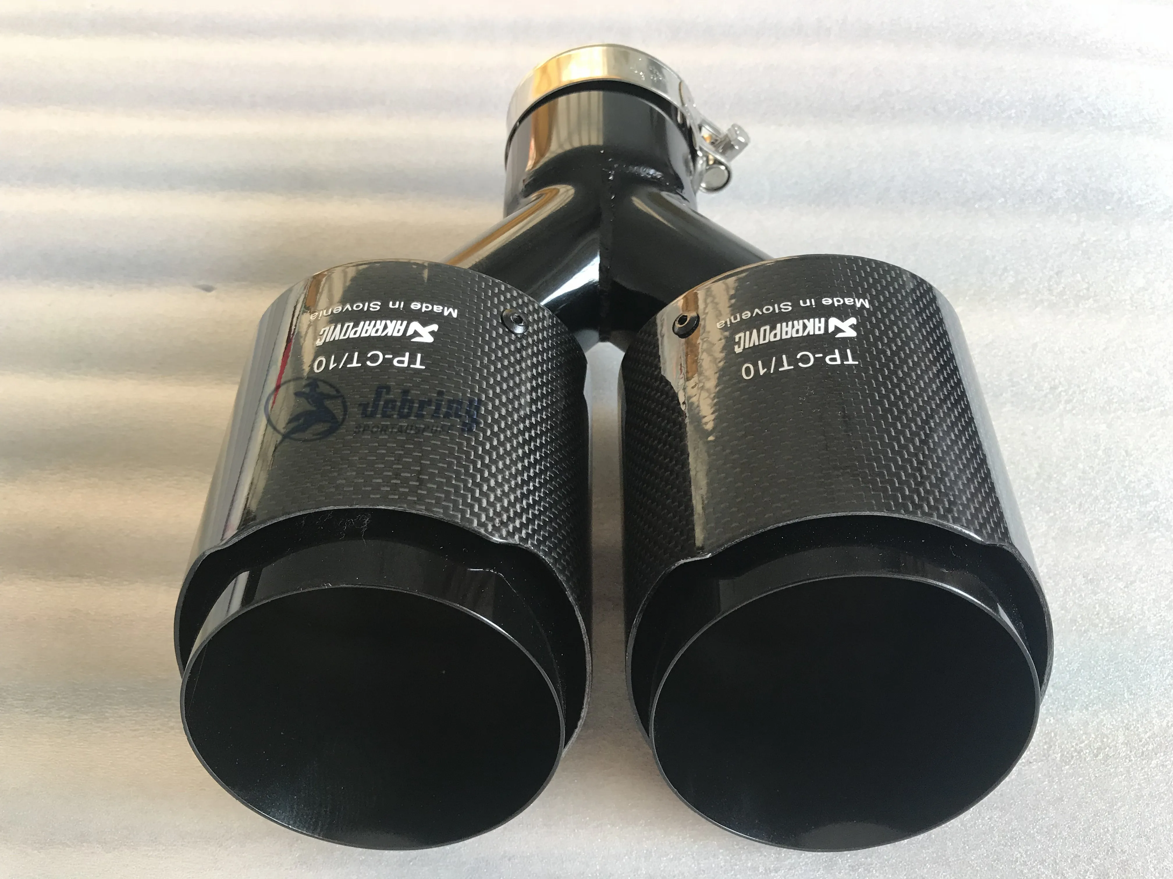 AKRAPOVIC автомобиль модифицированный Карбон волокно AK труба из нержавеющей стали черный двойной углерод выхлопная труба Хвост Глушитель украшение автомобиля