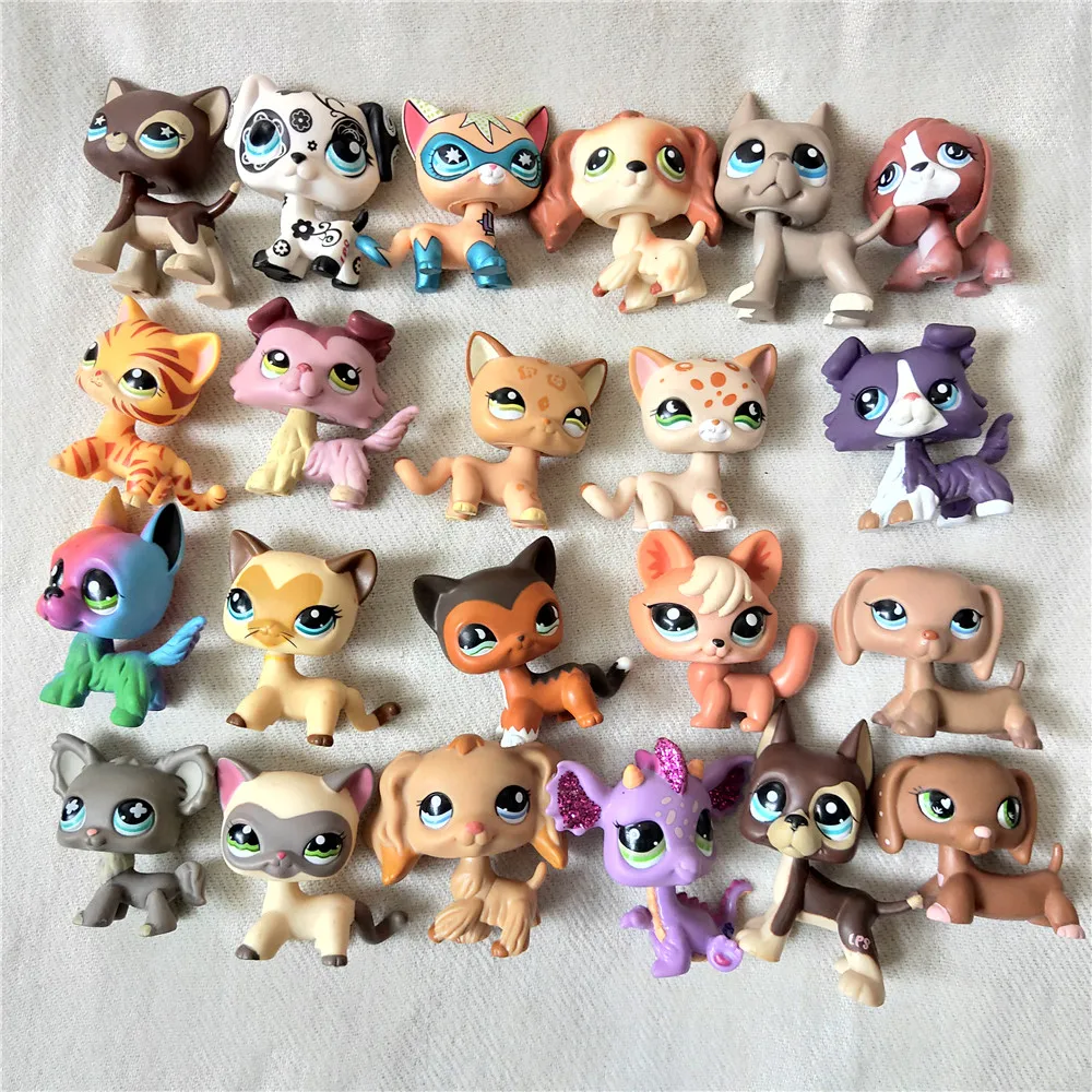 Игрушки LPS Little Pet Shop милая птица фламинго еж кролик щенок лягушка кошка старые