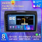 Автомобильный GPS-навигатор IPS HD 1280*720 Android 11 DVD мультимедийный плеер для Benz SLK-Class 2004-2011 4G WIFI AV выход Carplay AUTO