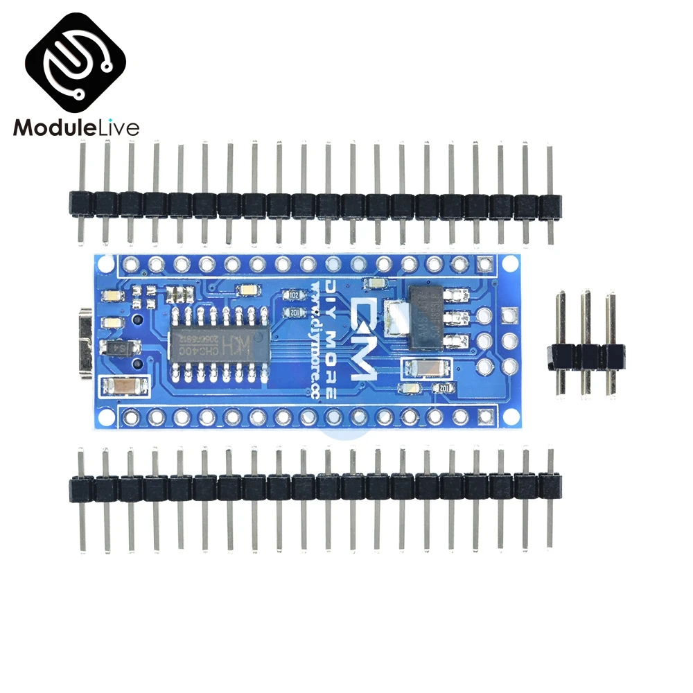 Плата контроллера 10 шт./лот Mini USB CH340 Nano 3 0 Atmega328P atmega328 плата для Arduino MEGA328 V3.0 5V 16M