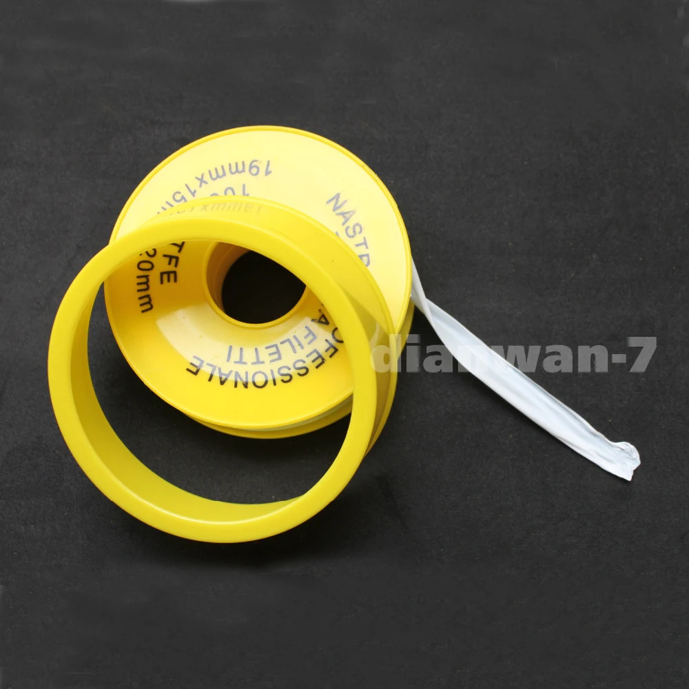 Уплотнительная лента PTFE 19 мм x 15 м 0 2 мм. 190F/370F один рулон упаковки|thread seal tape|thread