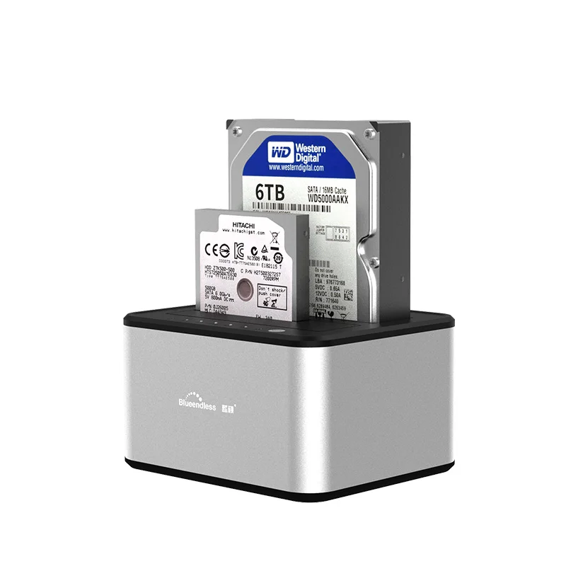 Корпус для внешнего жесткого диска алюминиевый 2 5/3 5 дюйма подходит HDD Гбит/с SSD