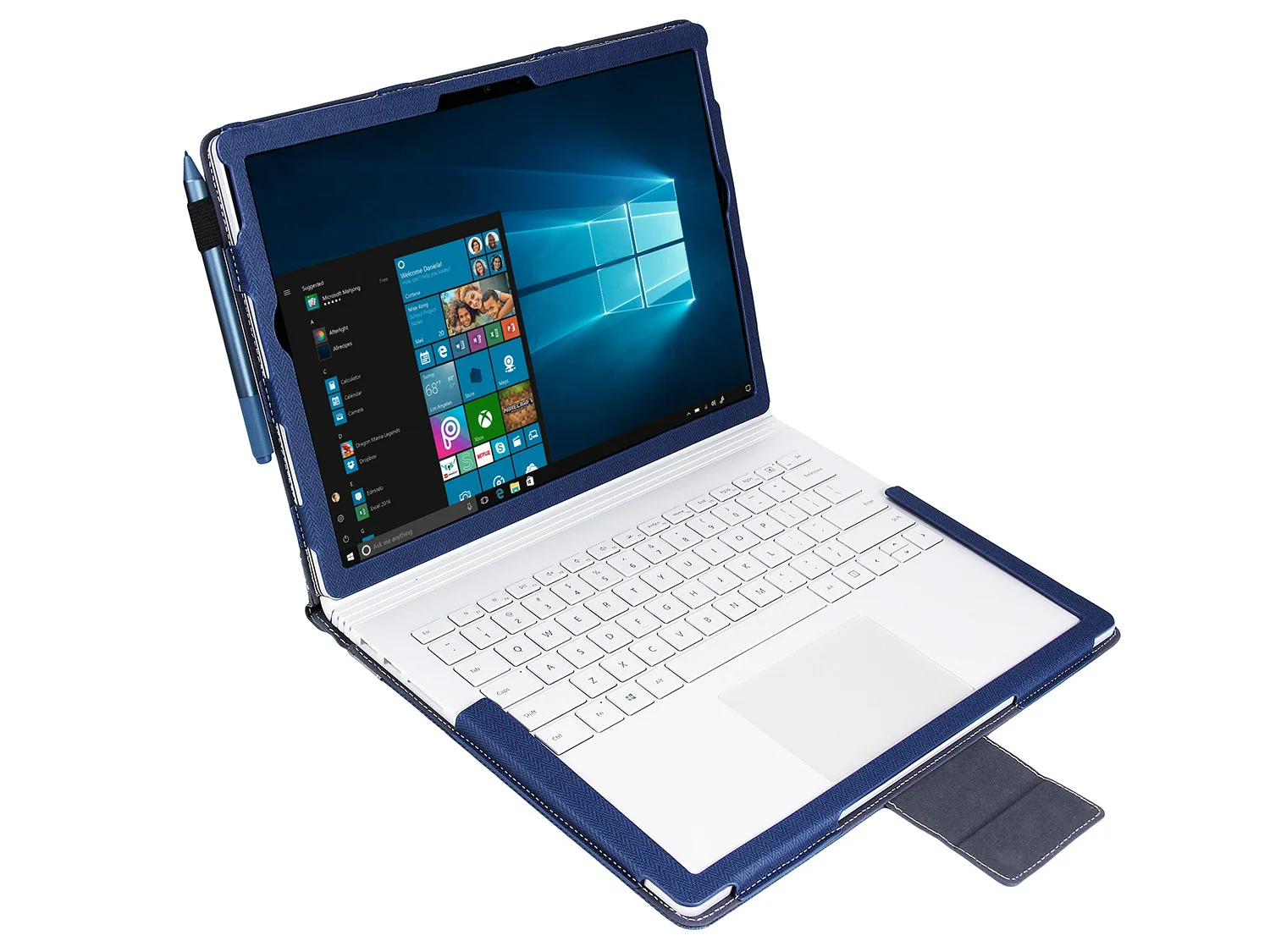Новая обновленная версия чехол для ноутбука для microsoft Surface Book 2 13,5-дюймов-Премиум PU съемный флип-чехол-книжка