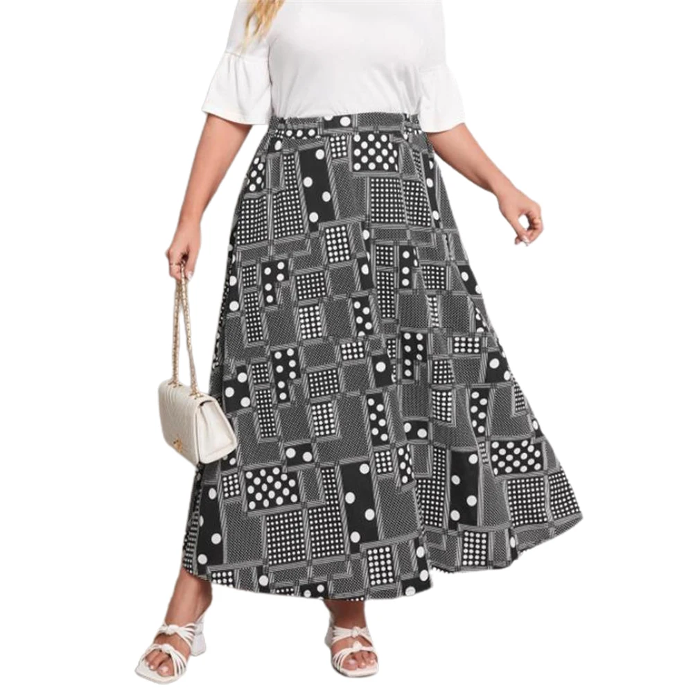 

Женская летняя юбка в клетку, в богемном стиле