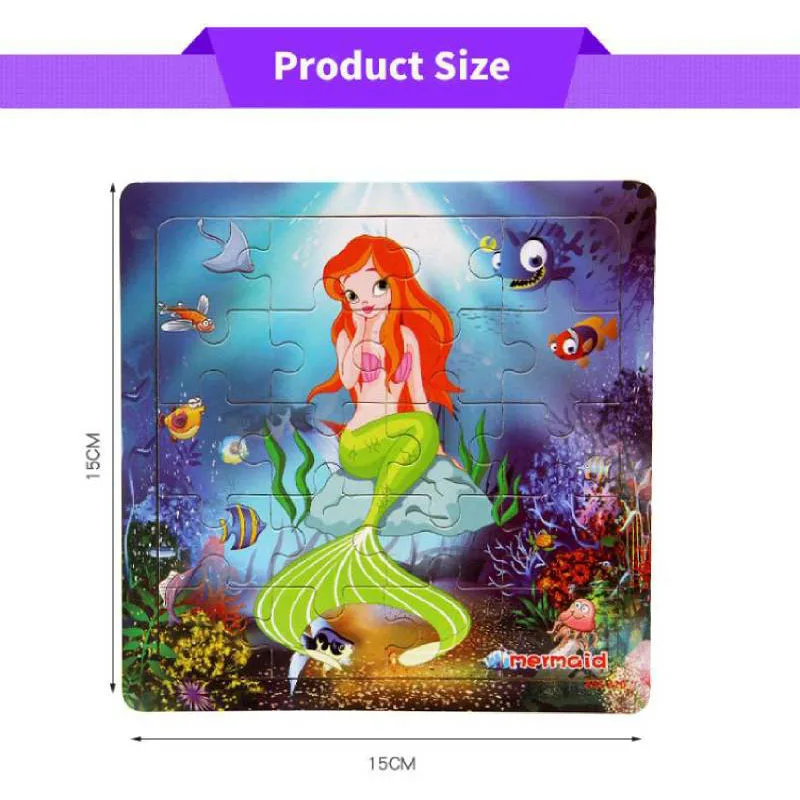 Горячая Распродажа 12 кусочков детская игрушка деревянная головоломка Детские