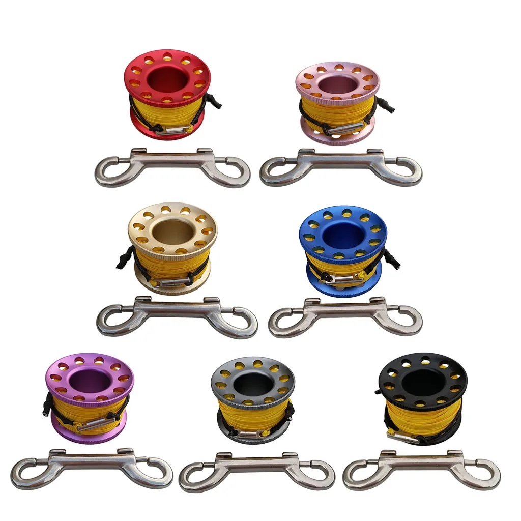 Perfeclan алюминиевый сплав компактная катушка для подводного плавания (49 футов) с