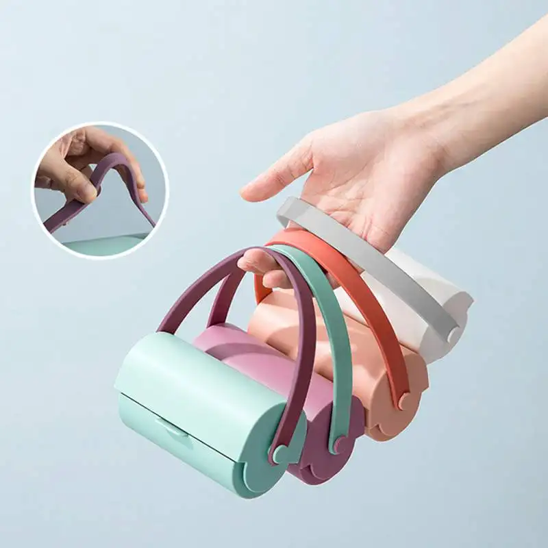 

Simple Lanyard Tacker Lint Roller Tearable Removers Dust Replaceable Roll Paper Lanyard Sticky Hair Tool