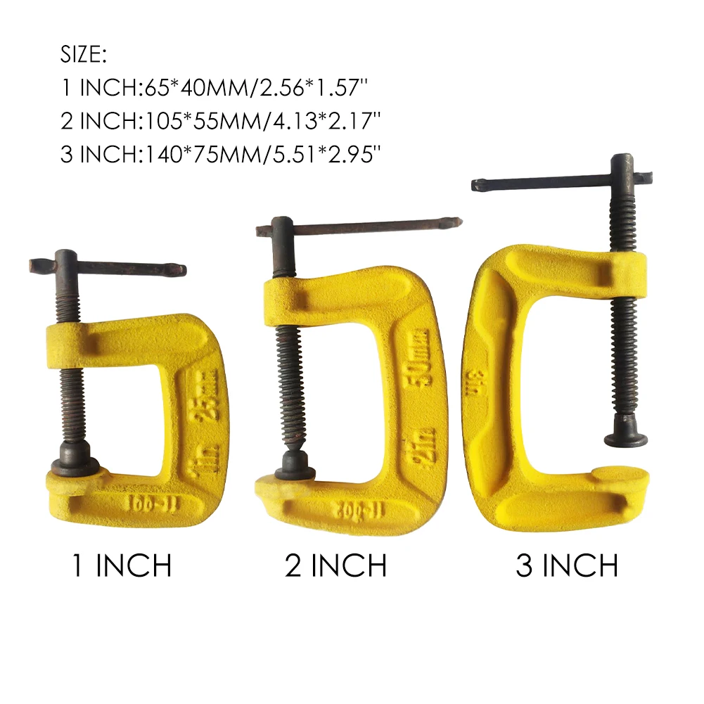 Быстросъемный G образный зажим стальной металлический Столярный инструмент