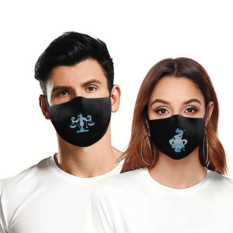 

Новинка, креативная хлопковая маска с принтом созвездий, многоразовые маски для взрослых, маски для лица с защитой от пыли и смога