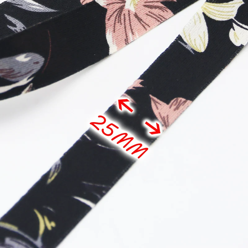 Бант 25 мм материал для аксессуаров волос хлопковая кружевная лента с принтом