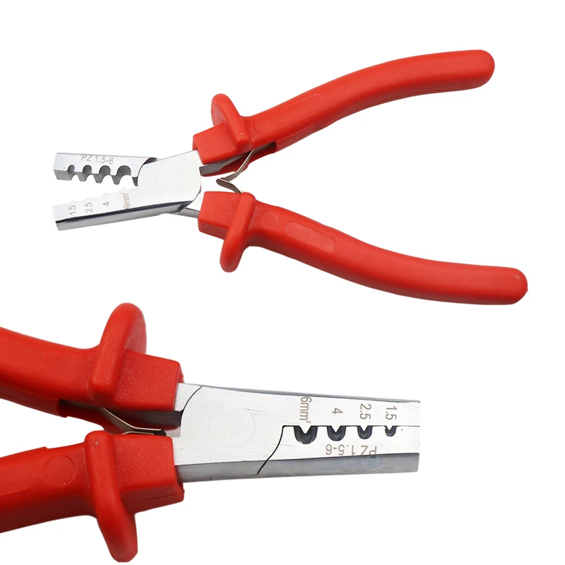 PZ1.5 6 маленькие обжимные плоскогубцы в немецком стиле для наконечников