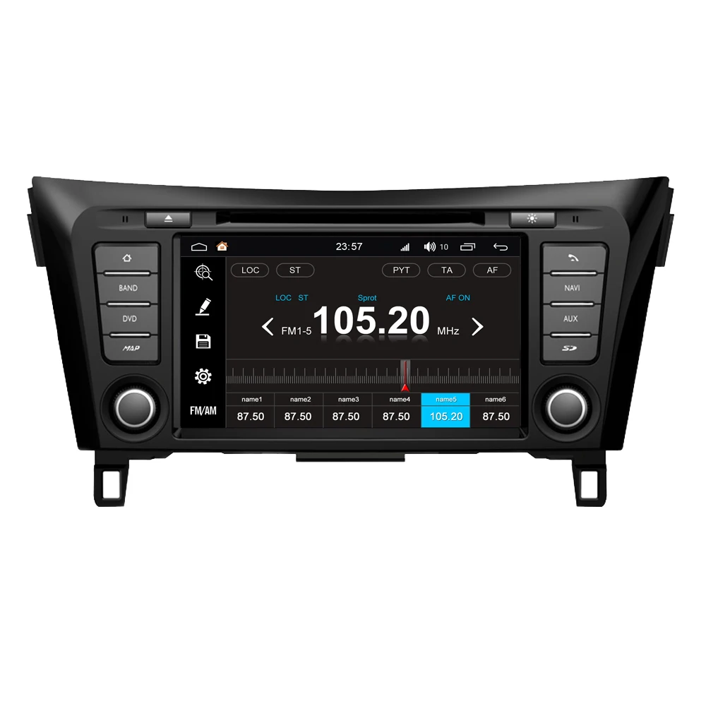 Для Nissan Qashqai для Xtrail X-trail 2014 2015 Android 8 0 2Din автомобильный стерео DVD GPS Аудио Видео