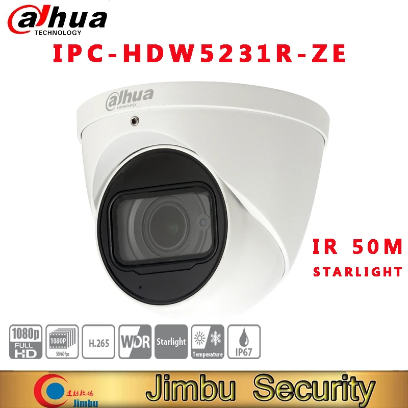 

IPC-HDW5231R-ZE Dahua Surveillance camera 2MP WDR IR Eyeball Camera cctv smart home video camera ip domo camera webcam