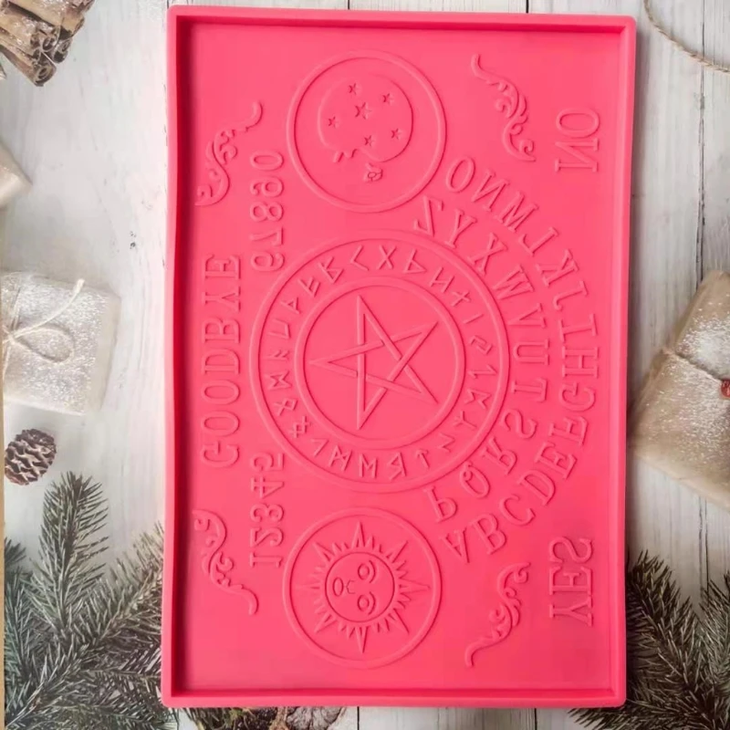 

Oujia-Board Divination Large Tray Resin Silicone Molds Serving Board Molds XXFD