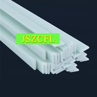 10pc white glass fiber rod 7x2 57x410x410x515x4mm insulated square bar for multicoptor crafting making model materials 500mm