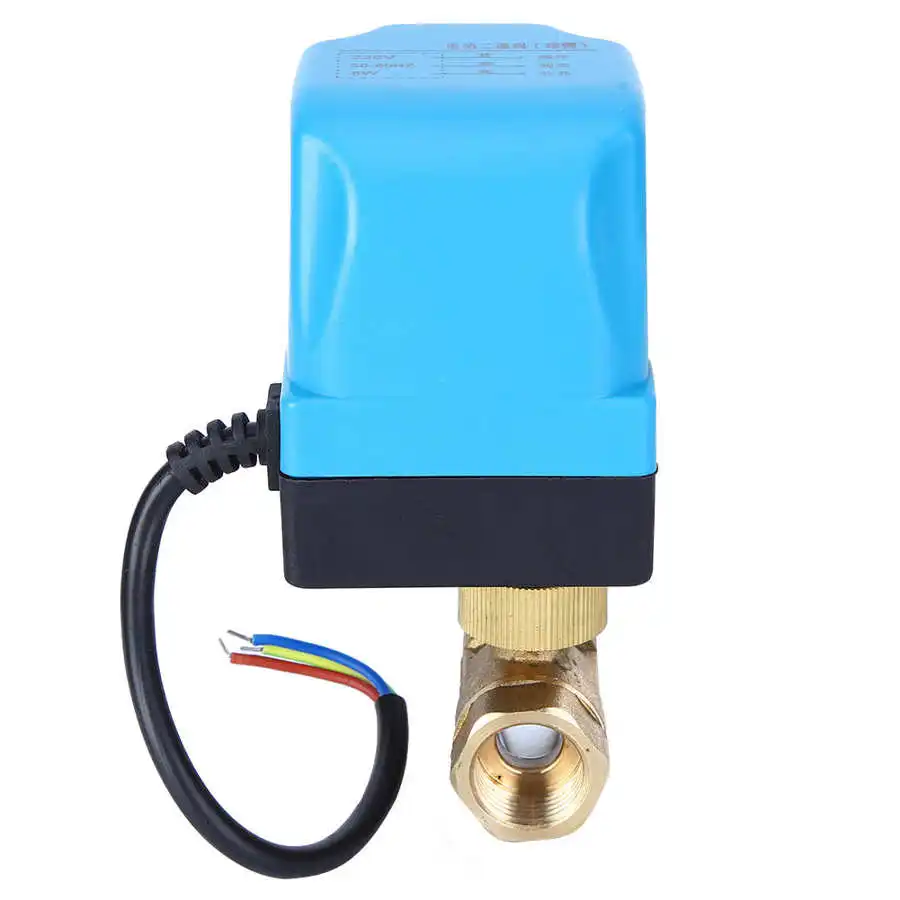 Электрический шаровой кран 2 ходовой 3 проводной с защитой IP54 синхронный