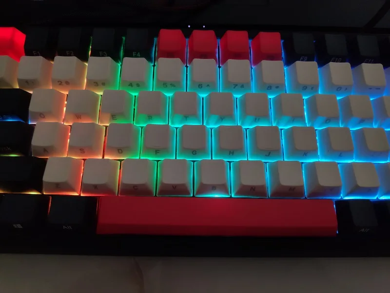 RGB Keycool 84 механическая клавиатура игровая клавиатура с переключателем gateron подсветка мини компактный keycool84