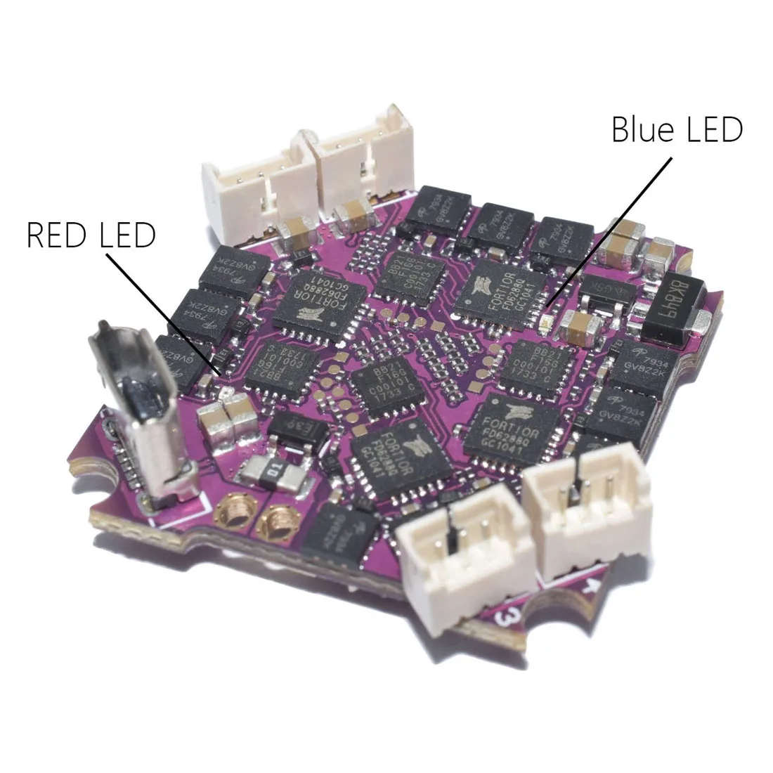 Supra-F4-12A V1.0 F411 F4 Контроллер полета AIO OSD BEC & 12A BL_S 2-4S 4в1 ESC для радиоуправляемого