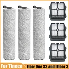 Набор сменных роликовых щеток и фильтров, совместим с Tineco Floor One S3 и IFloor 3, беспроводной пылесос для влажной и сухой уборки