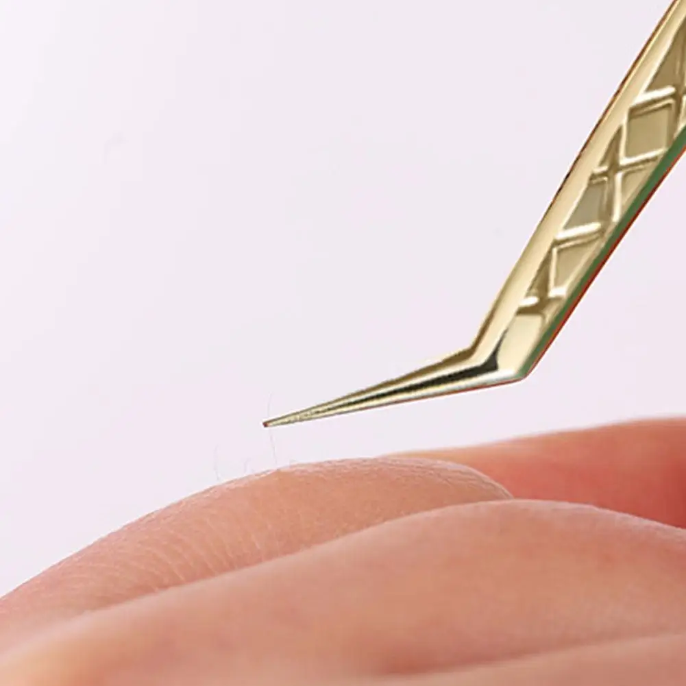 

Precision Eyelash Tweezers Electronic Volume Tweezer Eyelash Extension Fan Lash Eyebrow Tweezer Excellent Closure Tweezers