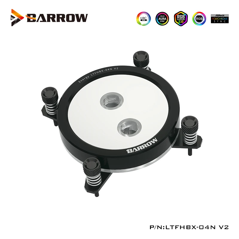 

Barrow Computer Using CPU Water Block Compatible INTEL X99,X299 Platform Motherboard 2011,2066 Cooler,G1/4" 5V,LTFHBX-04N V2