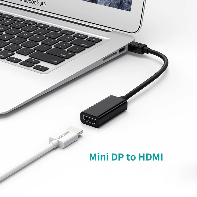 1080P Mini Displayport в HDMI-совместимый кабель-конвертер для MacBook Air 13 iMac Chromebook DP адаптер |