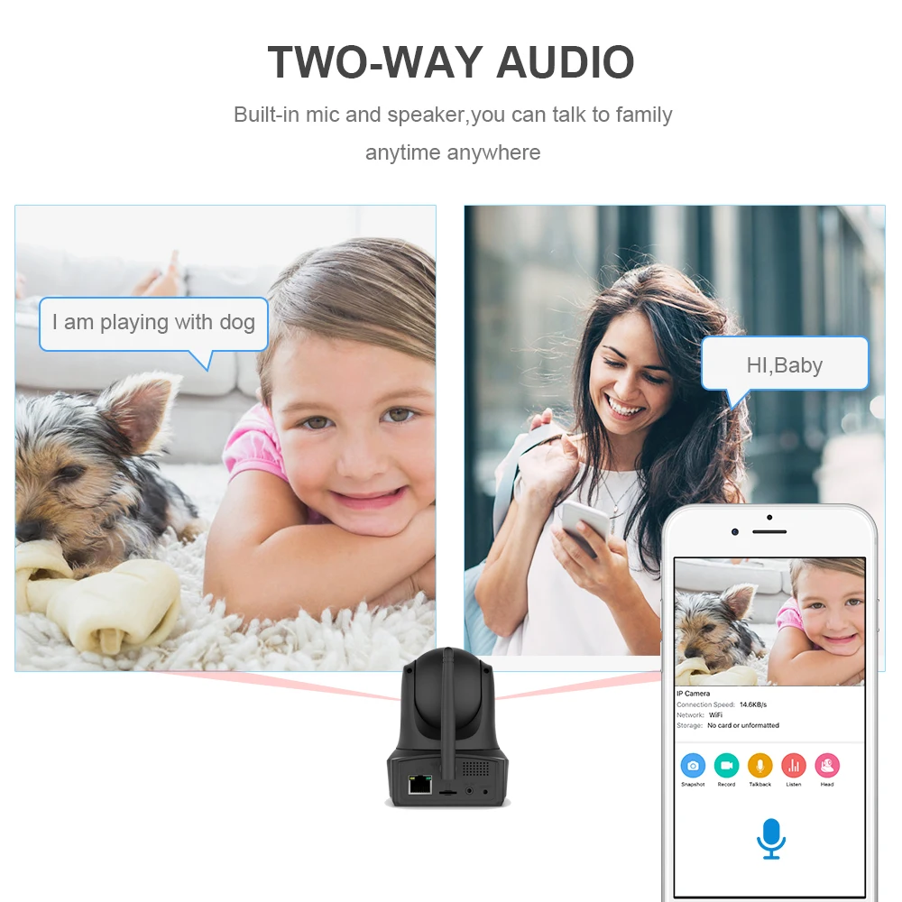 Камера видеонаблюдения Vstarcam C29S беспроводная мини камера с функцией ночного