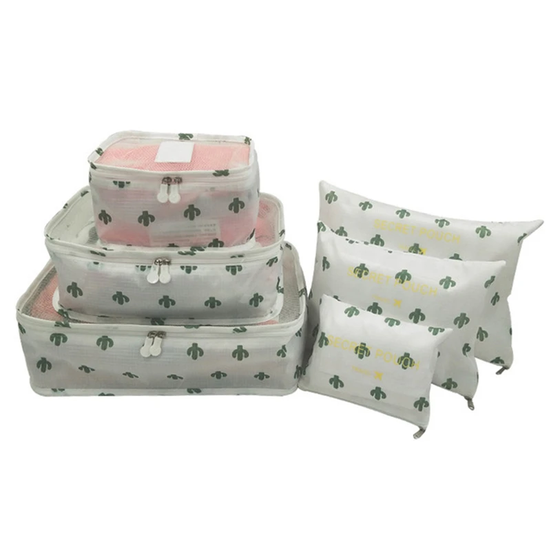 Новая дорожная сумка из ткани Оксфорд высокого качества 6 шт./компл. органайзер