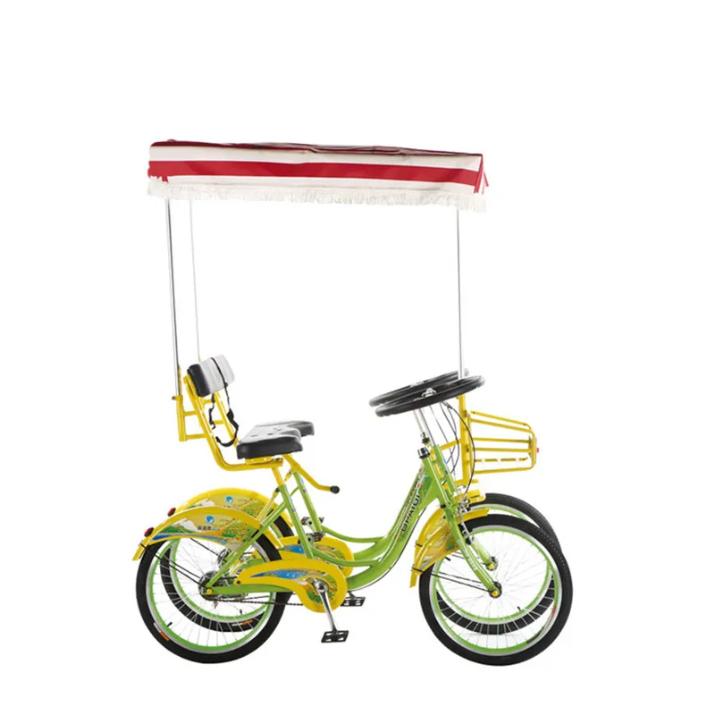 2pcs/lot Two Seater Pedal Adult Tourist Tricycle Road Tandem Bike Sightseeing Bicycle for Sale | Бытовая техника