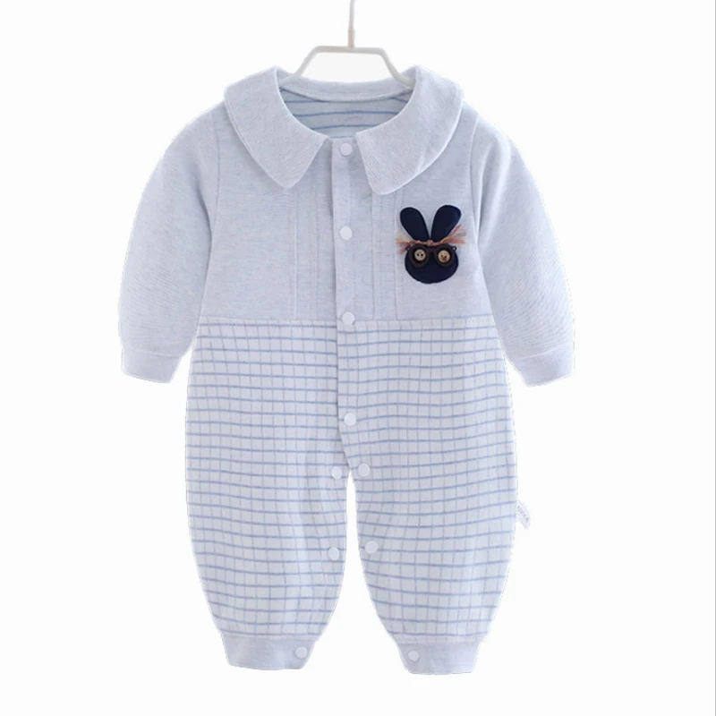 Детский хлопковый комбинезон с коротким рукавом|Ромперы| |