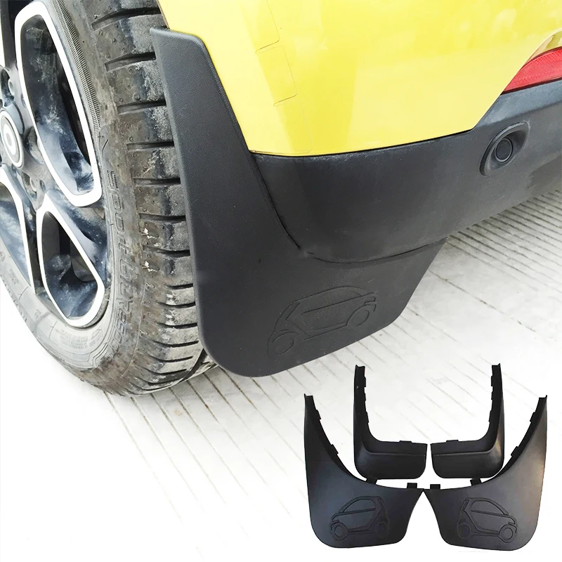 

4Pcs Front Rear Car Mud Flaps For Smart 453 fortwo forfour 2016-2019 Mudflaps Splash Guards Mud Flap Mudguards Car Accessories