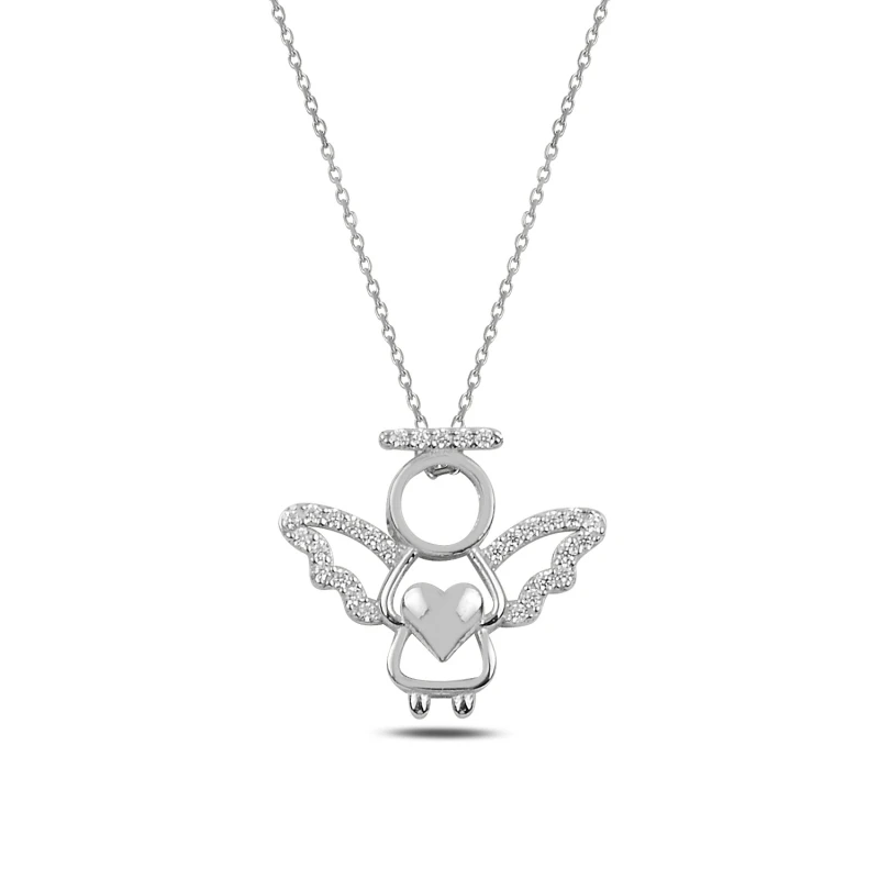 

Серебряный кулон Ангел из циркония Silverlina