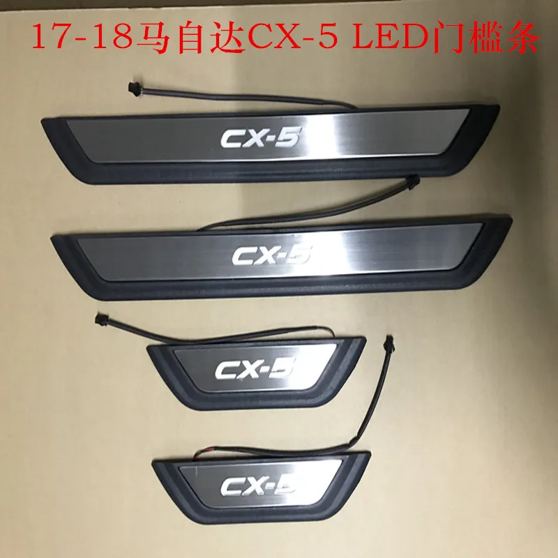 Автомобильный Стайлинг светодиодный для Mazda CX-5 Cx5 2017 2018 2019 подоконная Накладка