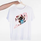 Забавная футболка Fairytail с японским знаменитым аниме рисунком Феи хвоста для мужчин и женщин, удобная дышащая рубашка, мужская одежда