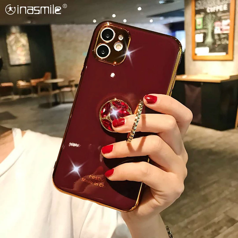 Великолепный чехол для телефона iphone 11 pro max X Xs XR с кронштейном 7 8 6 6s plus чехлы |