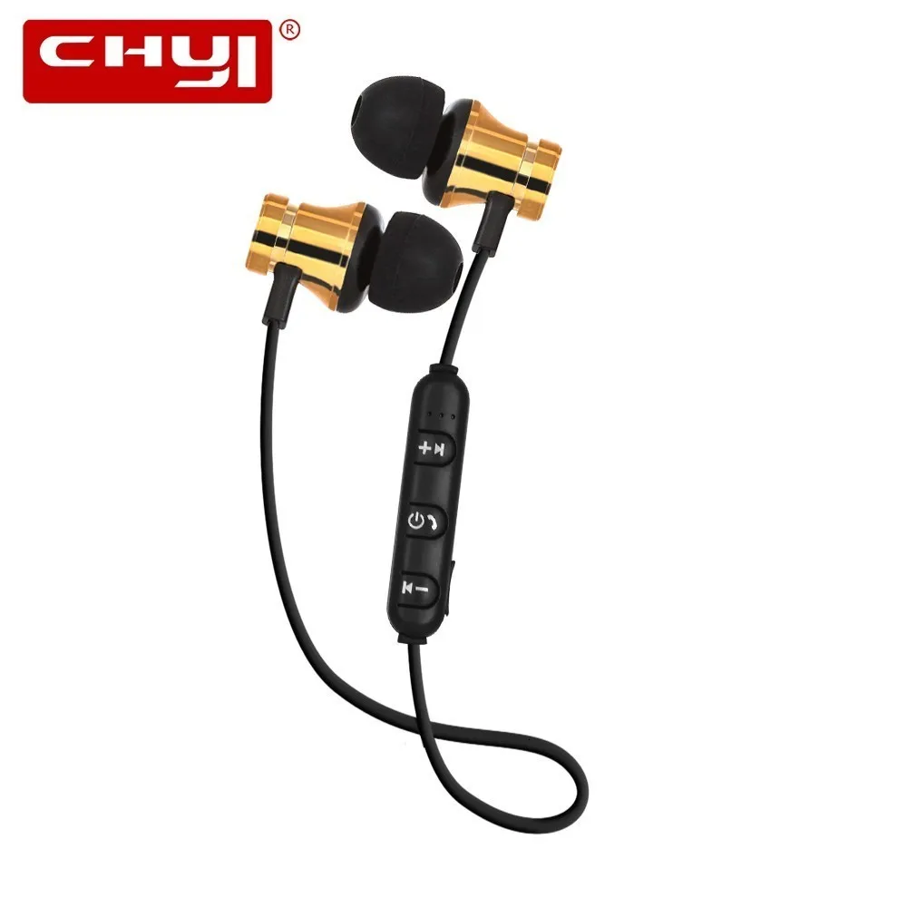 Беспроводные стереонаушники CHYI Magnetic 4 2 с микрофоном и зарядным кабелем |