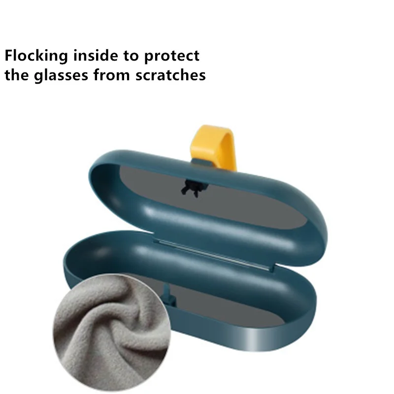 

Scented Automobile Glasses Case Large Capacity Glasses Box Dust-Proof Scratchproof Car Sun Visor Sunglasses Holder Accessories