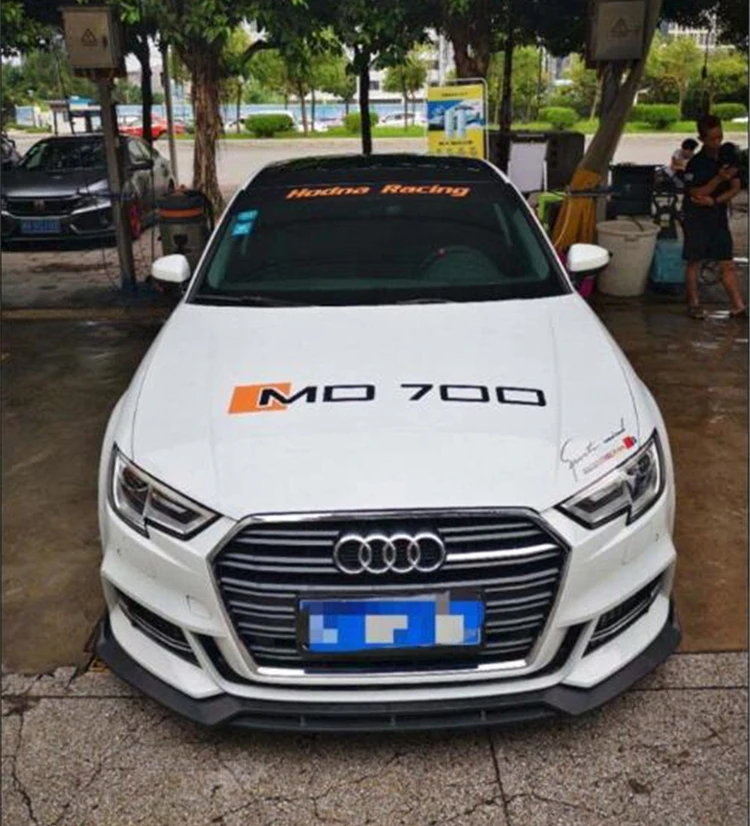 Защитный диффузор для заднего бампера Audi A3 ABS 2019-2020 комплект корпуса бампер
