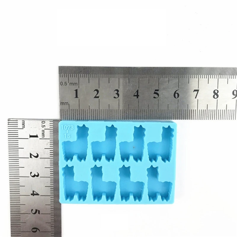 

R2LE Alpaca Earrings Epoxy Resin Mold Ear Studs Casting Silicone Mould DIY Crafts Jewelry Pendant Casting Tool