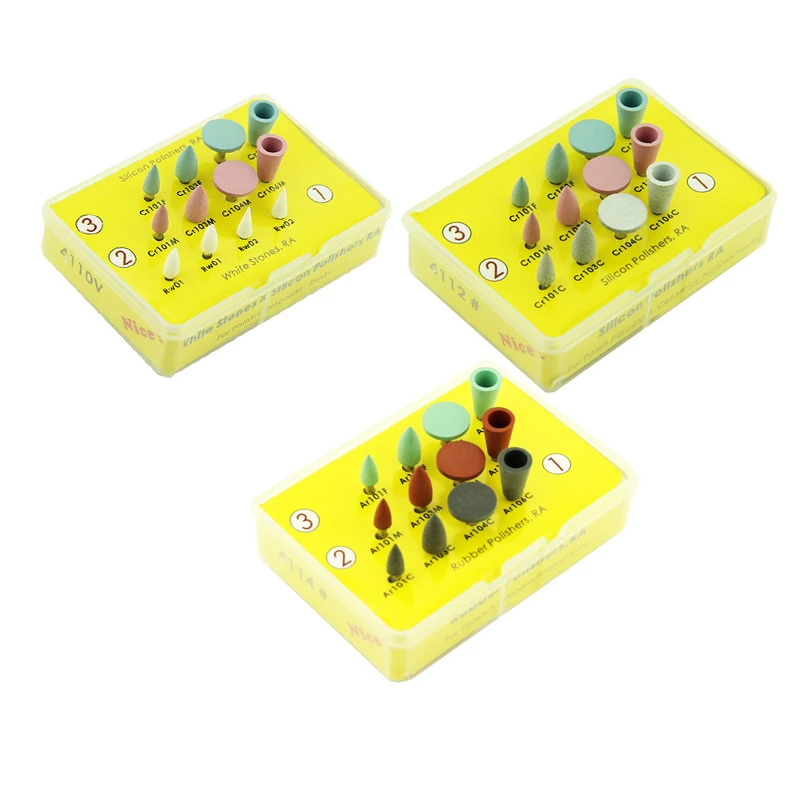 Pulidores de Zirconia Dental para moler fresas orales FG, porcelana larga, pulidores de dientes naturales
