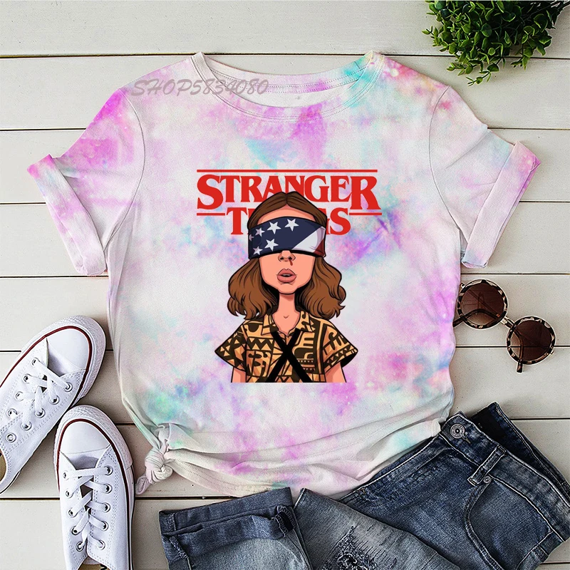 

Harajuku Stranger Things 3 T Shirt Kpop T Shirts Graphic Tee Harajuku Streetwear Women Casual Short Sleeve Top Tees Camisetas