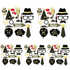 Открытка для торта на день рождения 18, 30, 40, 50, 60-й день рождения, реквизит для фото, Черное золото, украшения для дня рождения взрослых, креативное украшение, вставной разъем