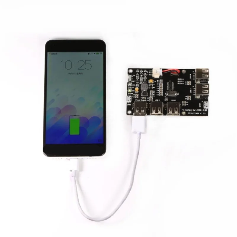 5 портовый USB 2 0 хаб питание модуль с двойной слои акриловая подставка для Raspberry Pi