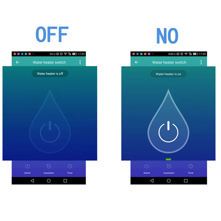 

Wifi Boiler Smart Switch Water Heater Switches Voice Remote Control US standard Touch Panel Timer Outdoor work alexa google home