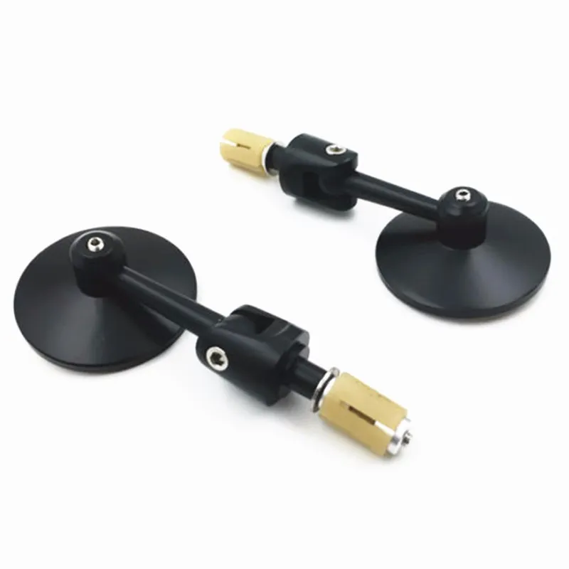 Пара мотоциклов с ЧПУ 7/8 дюйма черные боковые зеркала заднего вида для Harley Honda