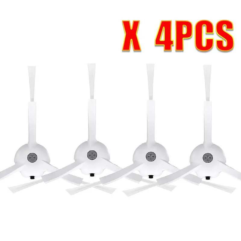 4pcs 4 HEPA фильтра+ 4 боковые щетки+ 2 Основные щетки для Xiaomi Mi робот пылесос 2 Roborock S50 Запчасти для пылесоса аксессуары - Цвет: 4pcs